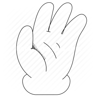 hand, gesture, navigation, palm, high five, wave, greeting